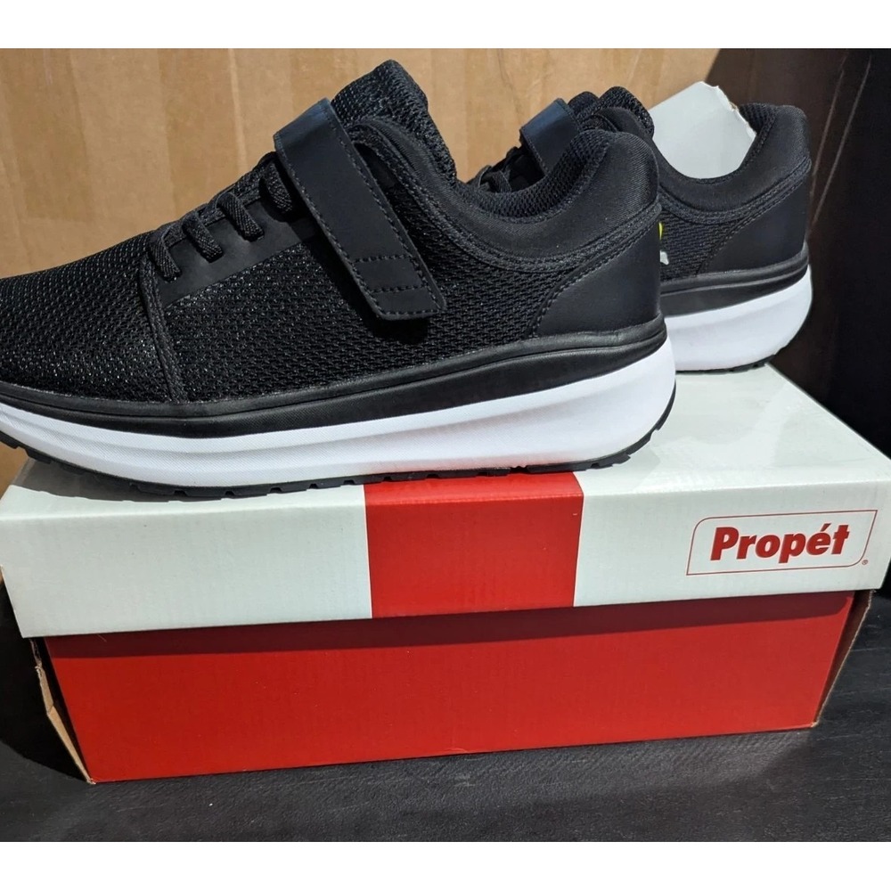 Propet Men's Sneakers & Athletic Shoes - Ultima FX - Black White - Size 9